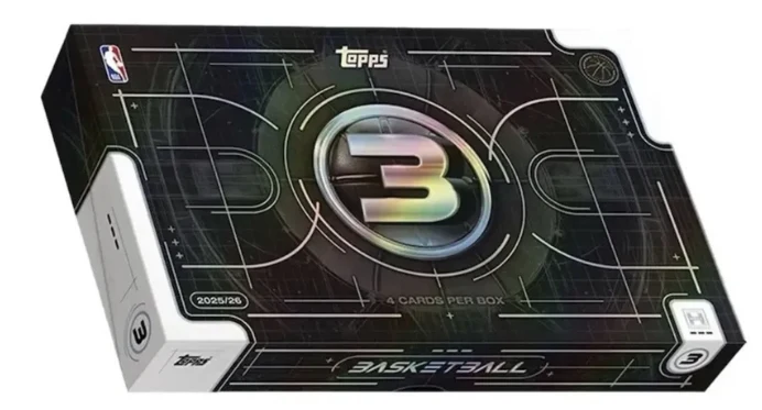 2025/26 Topps Three Basketball Hobby 4 Box Case Break #8 - RANDOM TEAMS