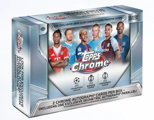 2025/26 Topps UEFA Club Competitions Chrome Soccer Delight 6 Box Case Break #6 - PICK YOUR TEAM