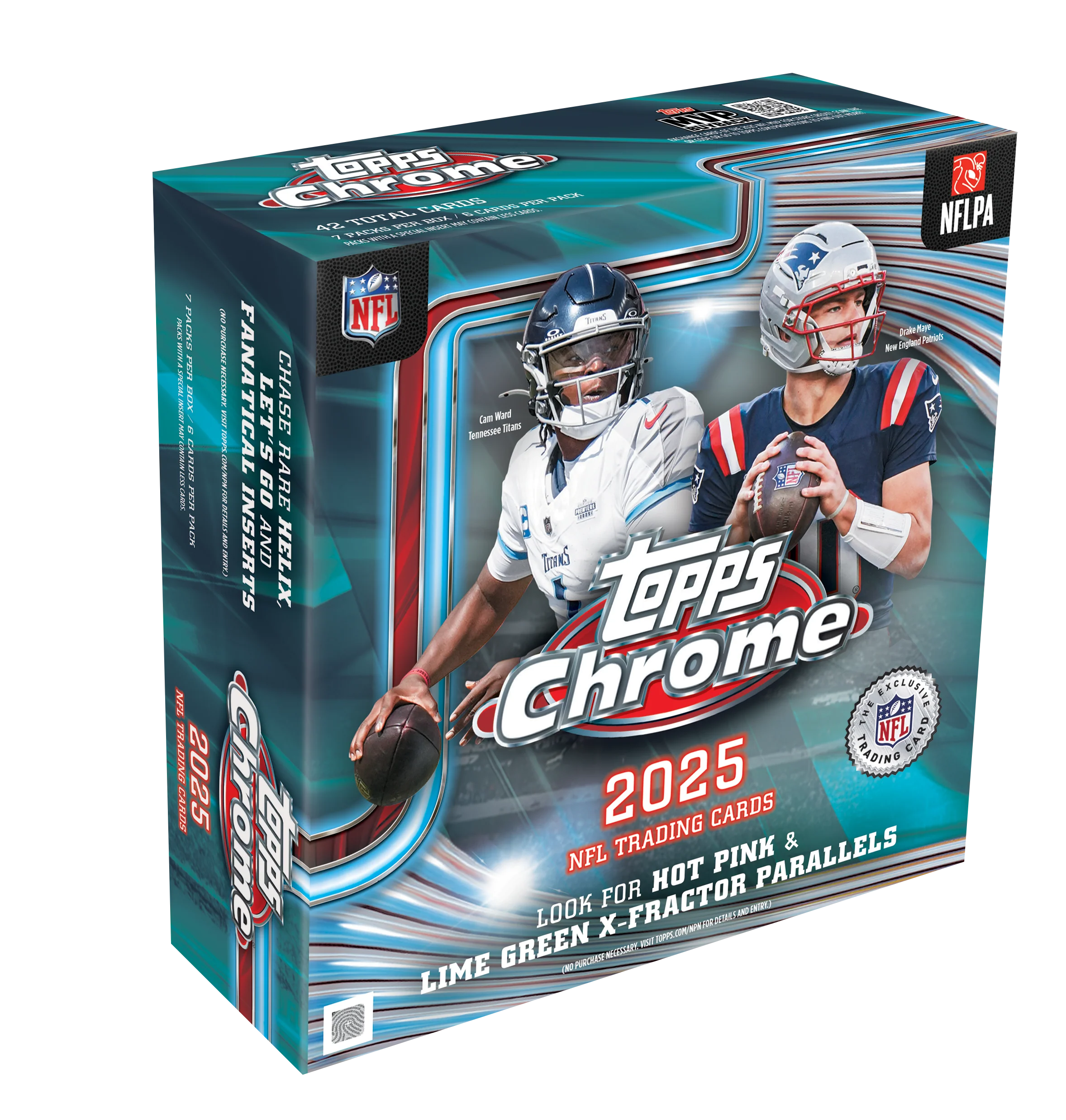 2025 Topps Chrome Football Mega 10 Box Break #1 - RANDOM TEAMS