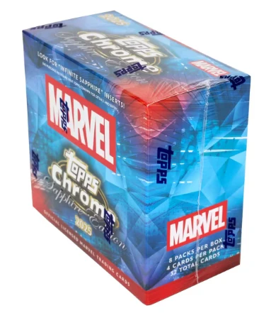 2025 Topps Marvel Comics Chrome Sapphire 2 Box Break #1 - RANDOM LETTER STYLE - Image 2