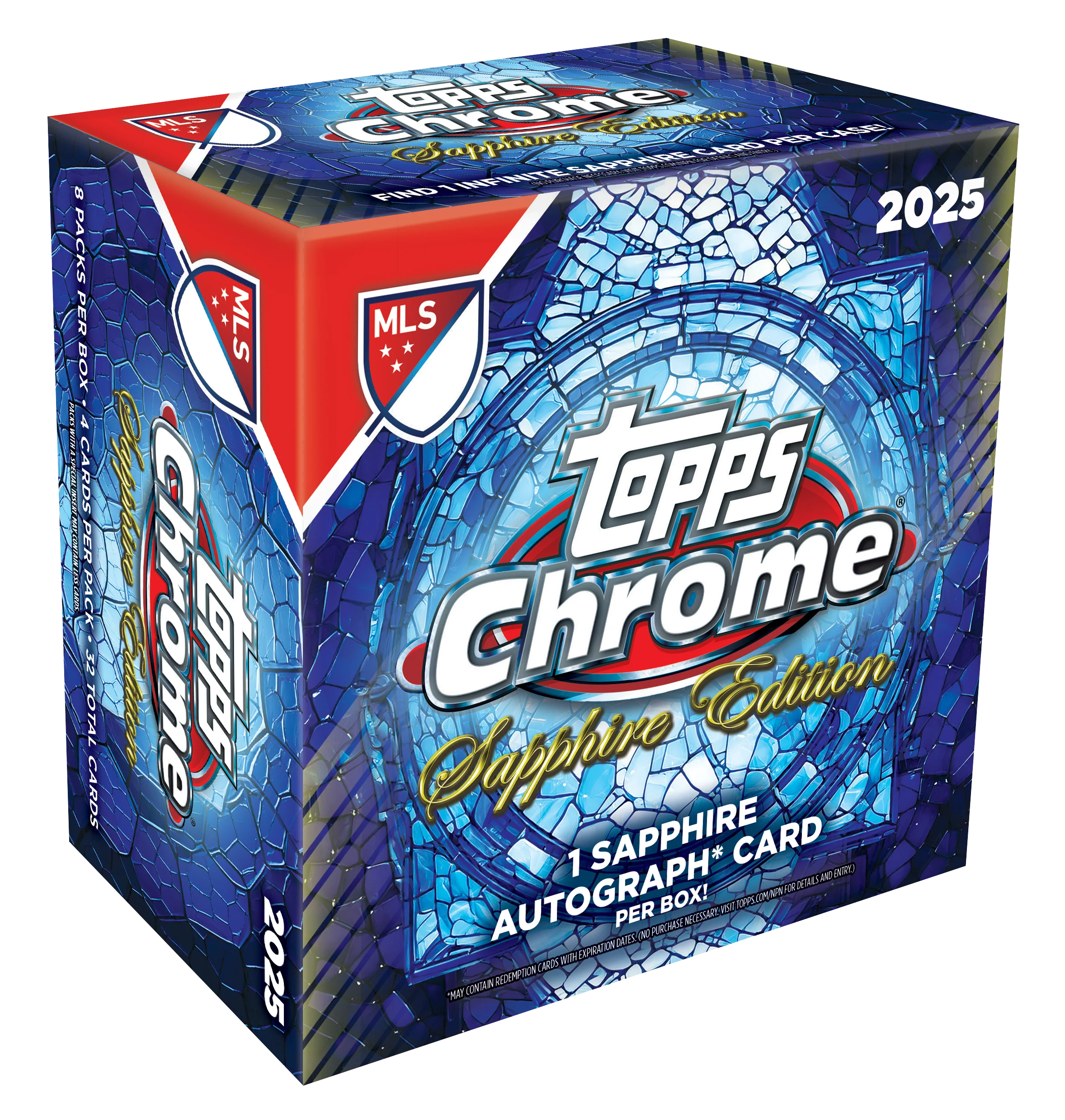 2025 Topps MLS Chrome Soccer Sapphire Edition Box
