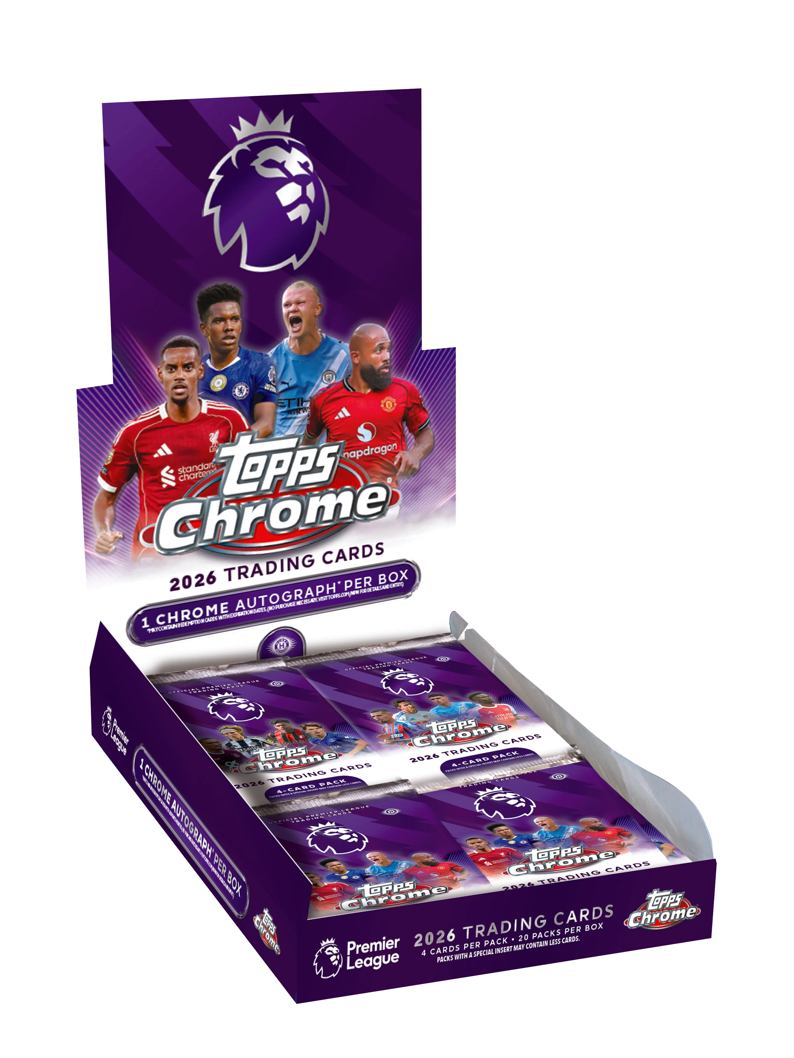 2026 Topps Chrome Premier League Soccer Hobby 12 Box Case Break #9 - PICK YOUR TEAM