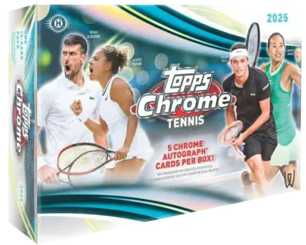Double Case Break - 2025 Topps Chrome Tennis Breaker's Delight #9 - PICK YOUR PLAYER (120 AUTOS!)